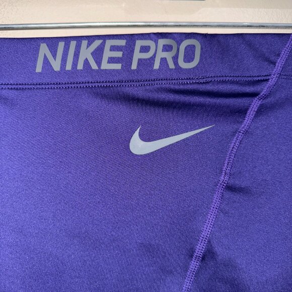 Nike Pro WNBA Team Issue Compression 8” Shorts Purple Womens 2XL CW4244-566 NEW - Picture 5 of 10